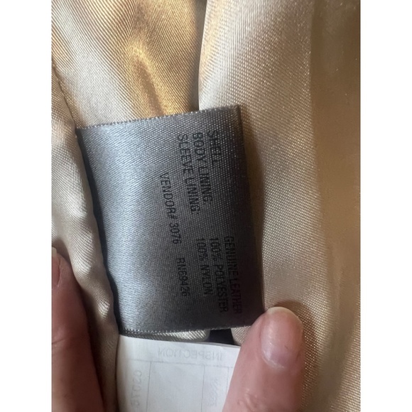 Wilsons Leather Moto Jacket Vintage Rare Biker Woman Men Distressed IX XXL Plus - Picture 11 of 15